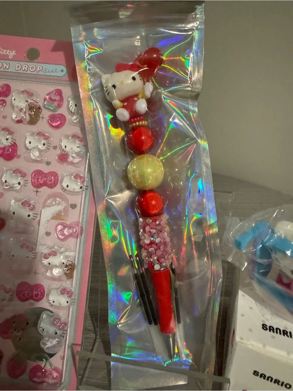 Sanrio Hello Kitty Pink & Red Sanrio Mini Toy and Accessory Set
